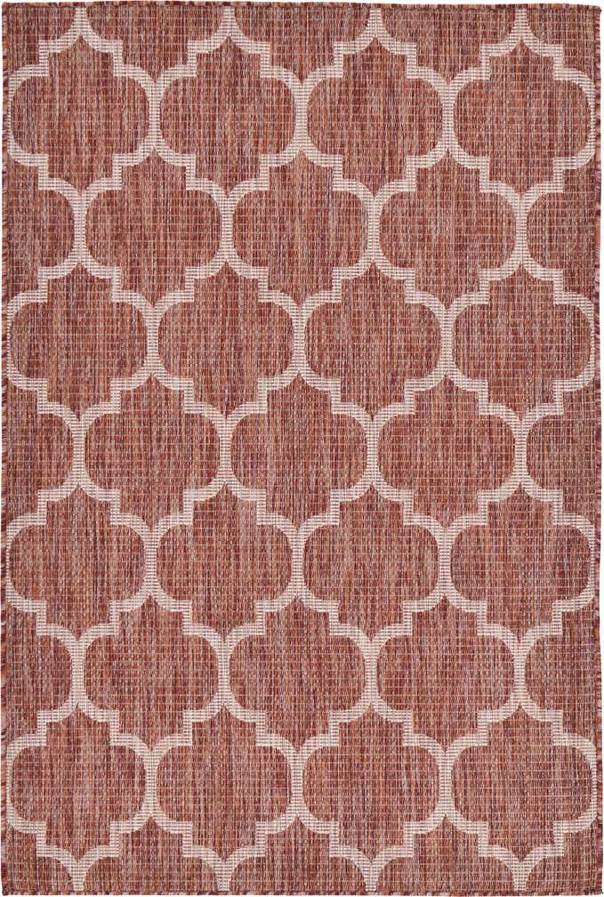 125cm x 185cm Leicht zu reinigen Lattice Innen- / Außenbereich Teppich
