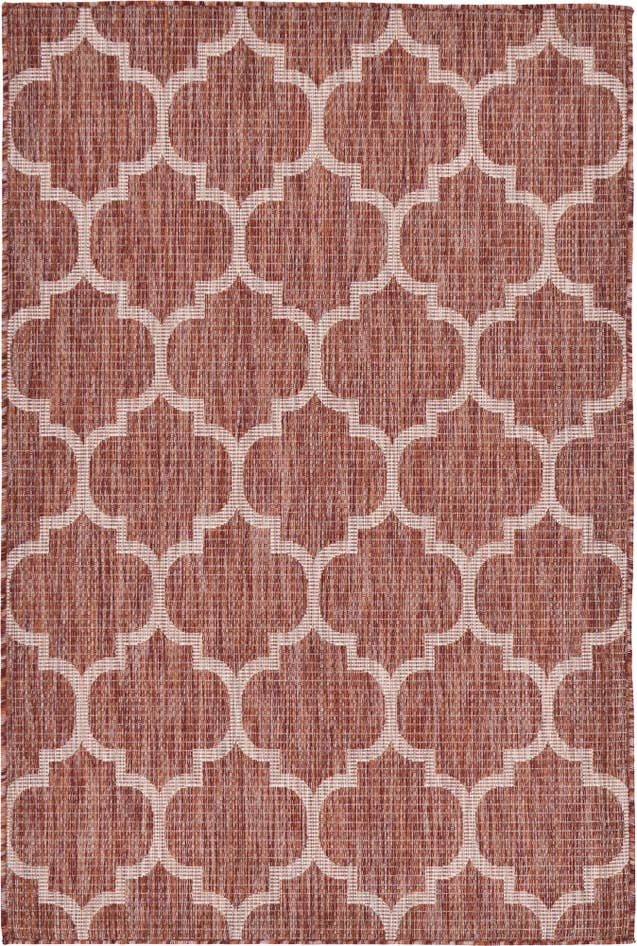 Detailansicht von 125cm x 185cm Leicht zu reinigen Lattice Innen- / Außenbereich Teppich