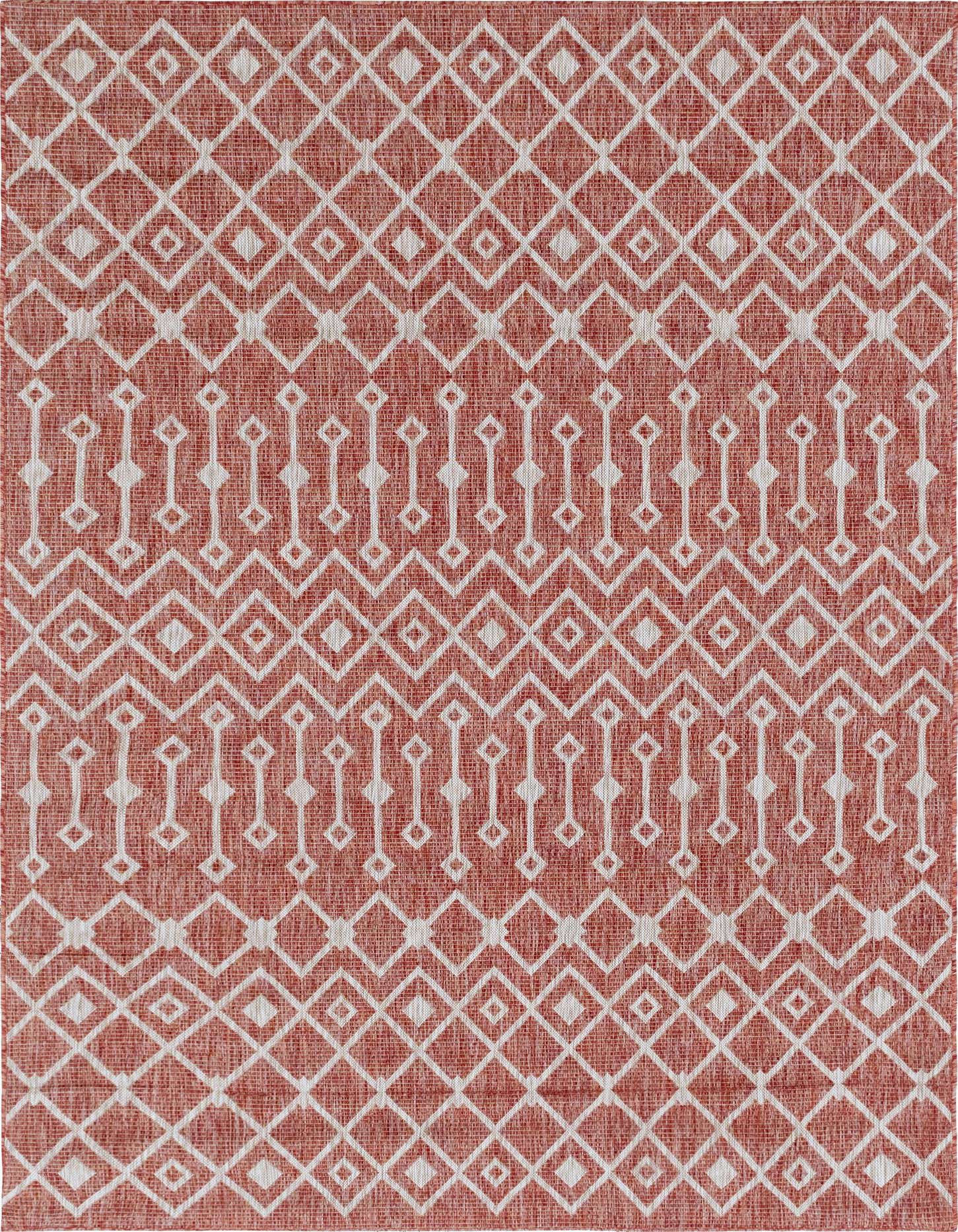 7' x 10' Easy-Clean Lattice Indoor / Outdoor Rug