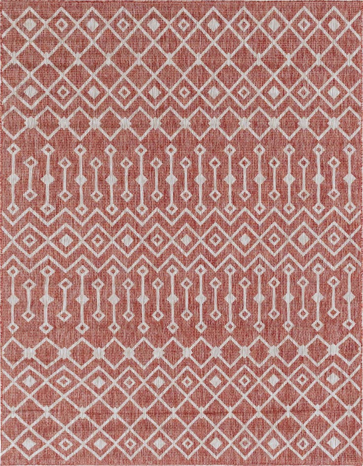 Detail image of 7' x 10' Easy-Clean Lattice Indoor / Outdoor Rug