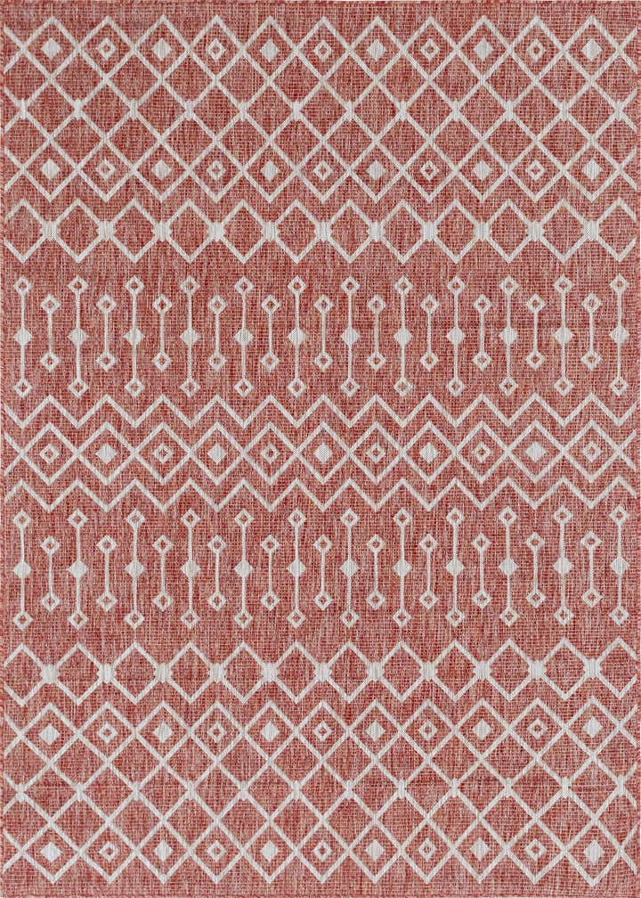 6' x 9' Easy-Clean Lattice Indoor / Outdoor Rug