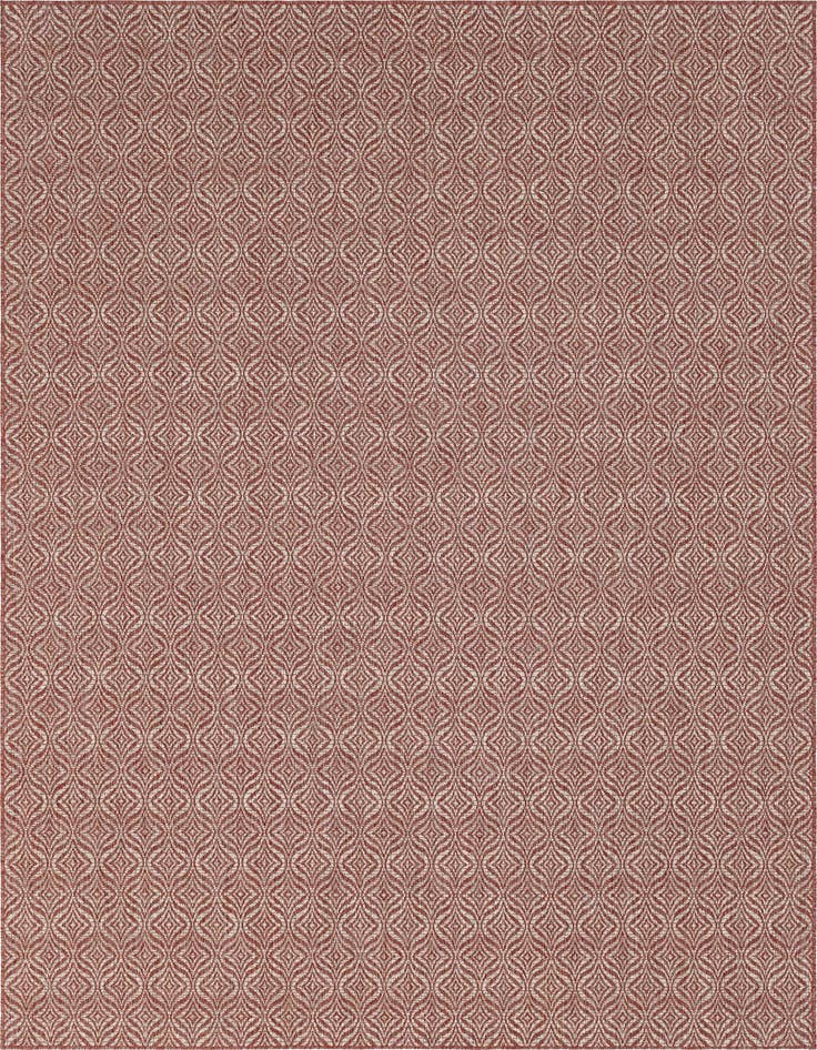 Detail image of 7' 10 x 11' Easy-Clean Lattice Indoor / Outdoor Rug
