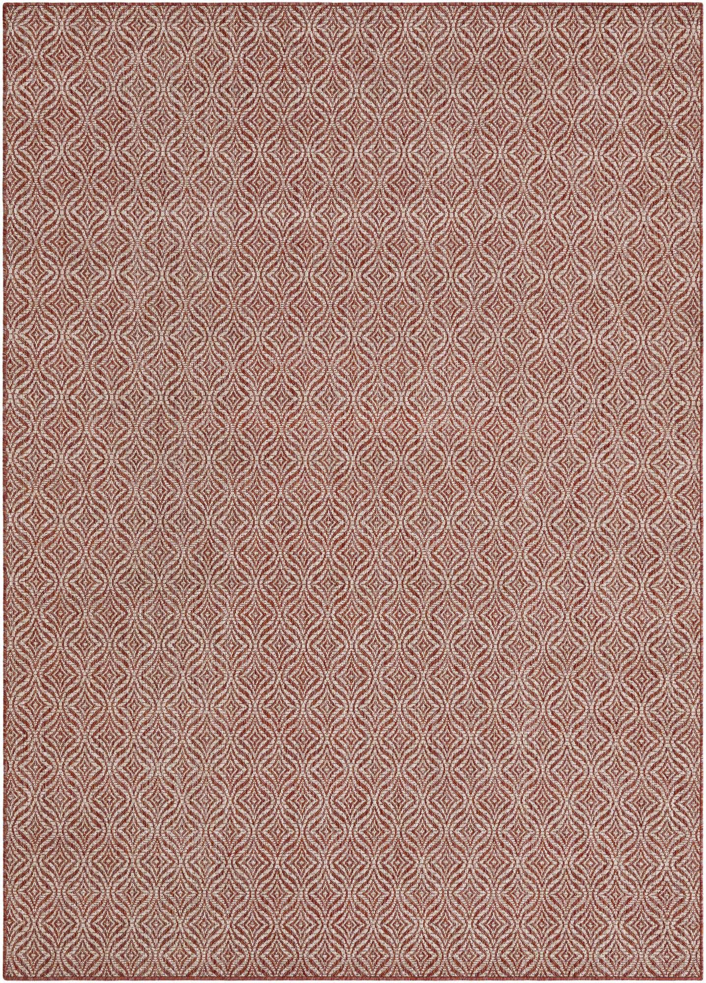 7' x 10' Easy-Clean Lattice Indoor / Outdoor Rug