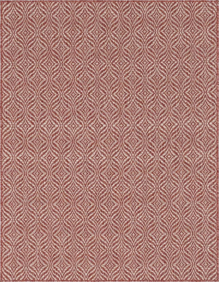 Detail image of 4' x 6' Easy-Clean Lattice Indoor / Outdoor Rug