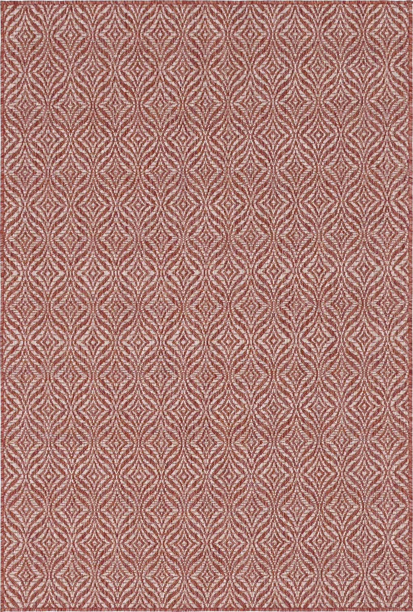 4' x 6' Easy-Clean Lattice Indoor / Outdoor Rug