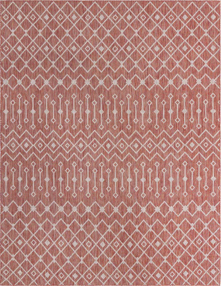 10' x 13' Easy-Clean Lattice Indoor / Outdoor Rug
