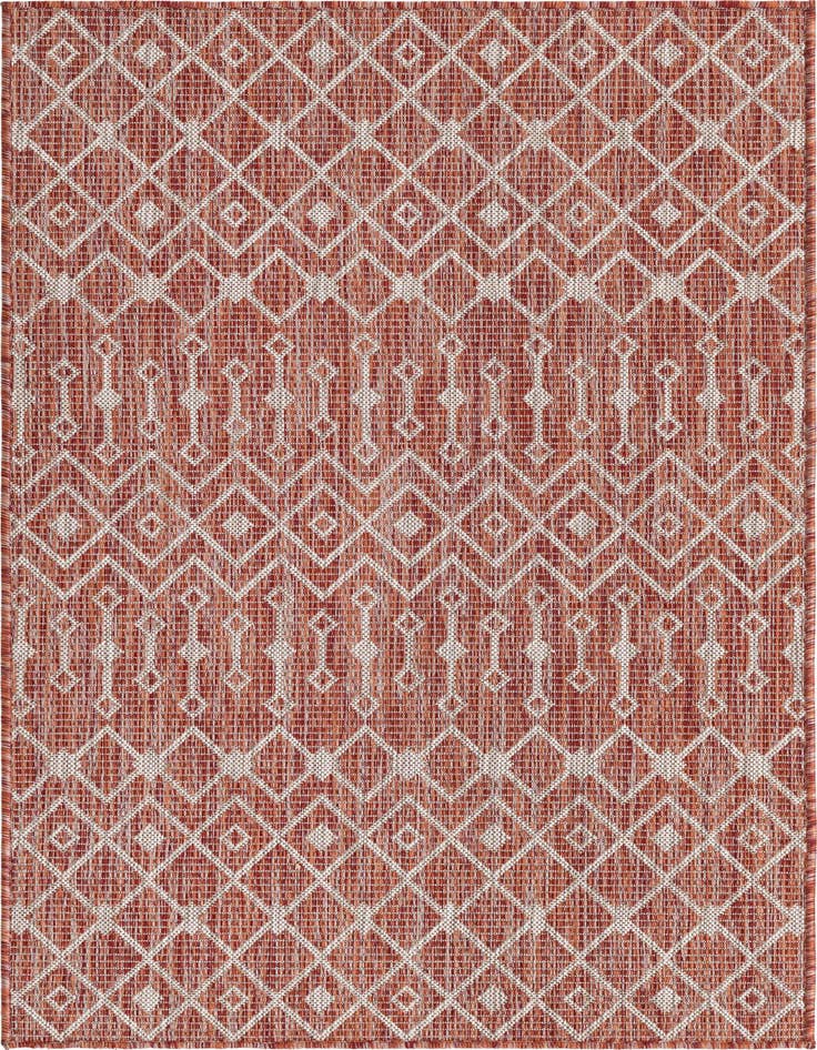 Detail image of 3' x 5' 3 Easy-Clean Lattice Indoor / Outdoor Rug