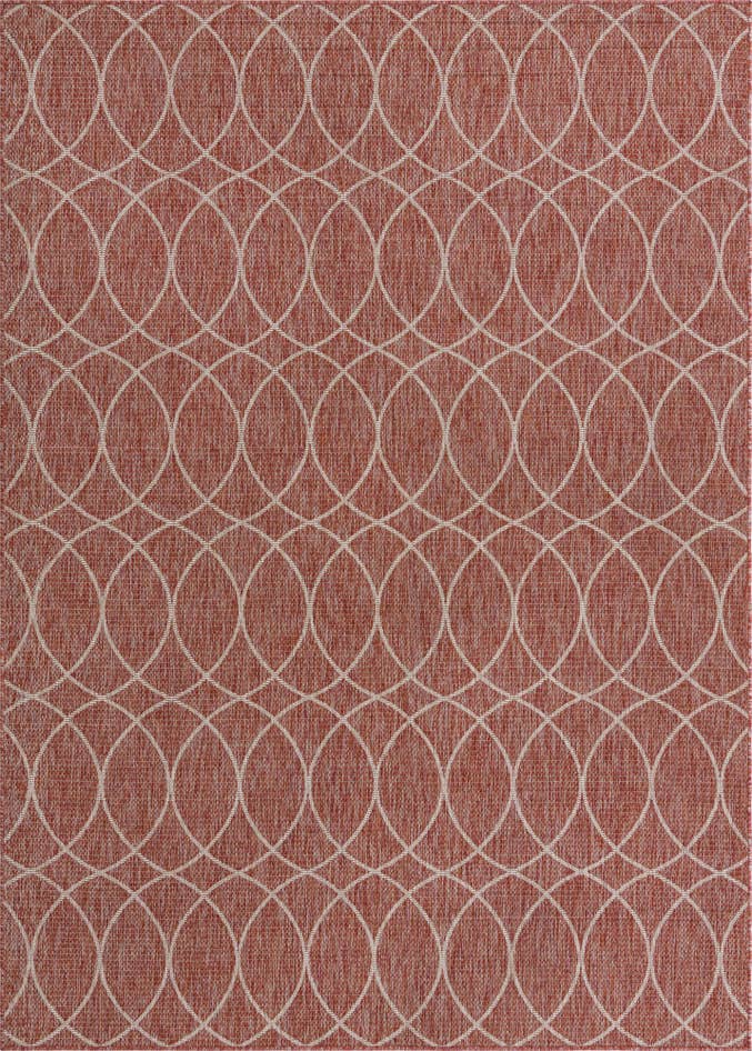 Detailansicht von 240cm x 335cm Leicht zu reinigen Lattice Innen- / Außenbereich Teppich