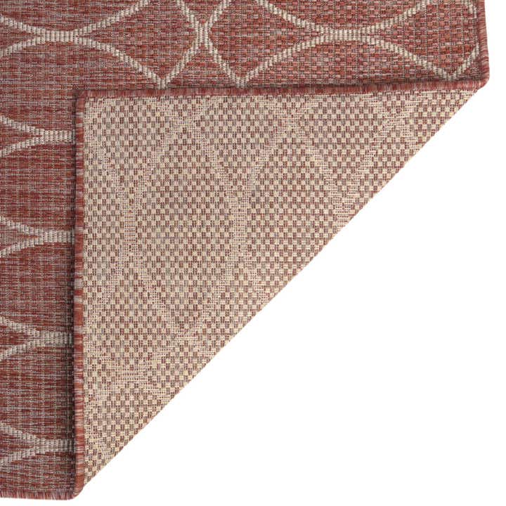 9' x 12' Easy-Clean Lattice Indoor / Outdoor Rug