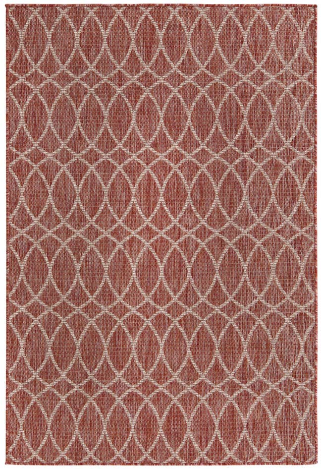 Detail image of 125cm x 185cm Easy-Clean Lattice Indoor / Outdoor Rug