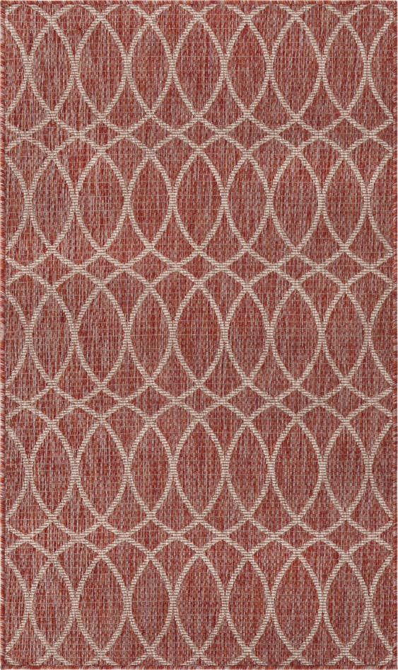 Detail image of 95cm x 160cm Easy-Clean Lattice Indoor / Outdoor Rug