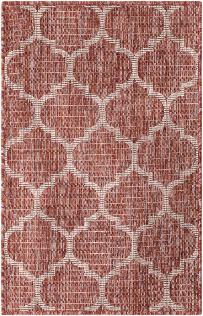 60cm x 95cm Easy-Clean Lattice Indoor / Outdoor Rug