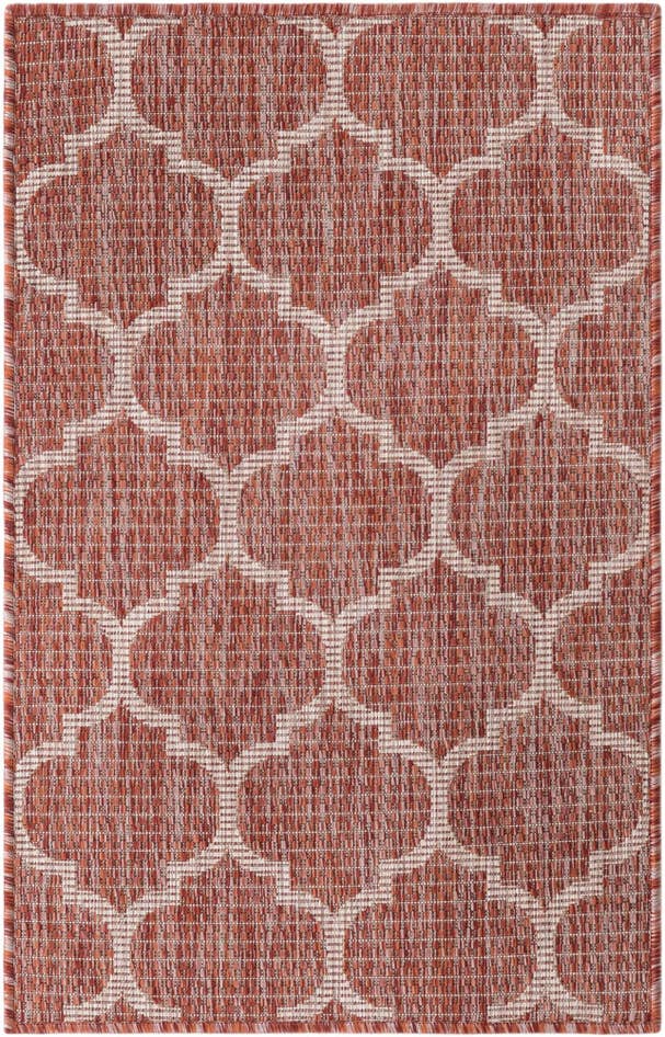 Detail image of 60cm x 95cm Easy-Clean Lattice Indoor / Outdoor Rug