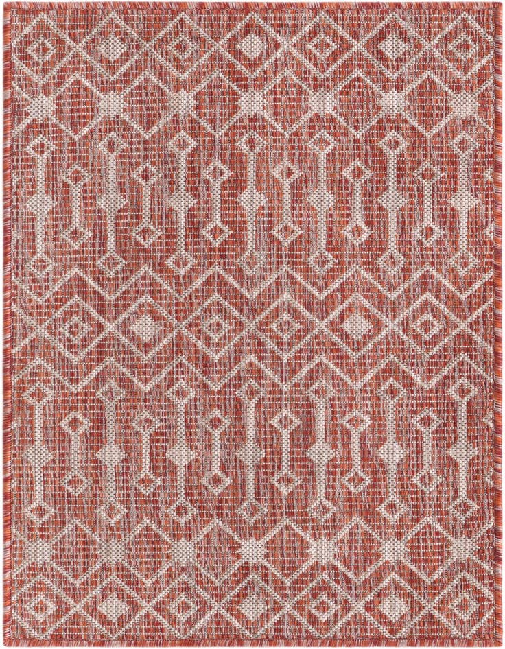 Detail image of 2' x 3' 1 Easy-Clean Lattice Indoor / Outdoor Rug