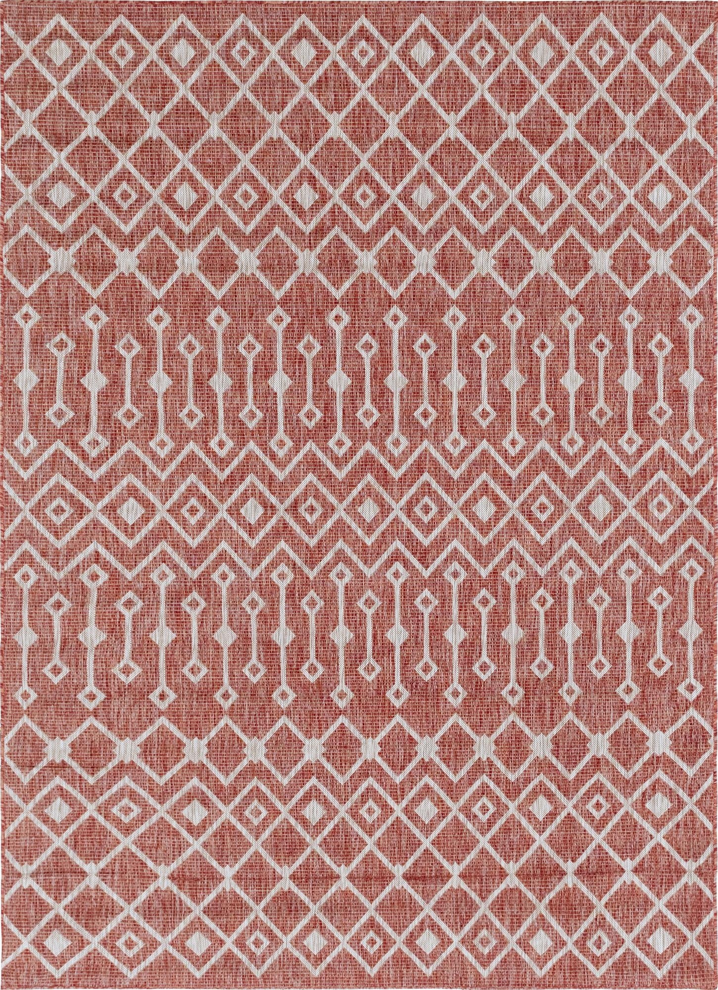 215cm x 305cm  Washable Lattice Indoor / Outdoor Rug