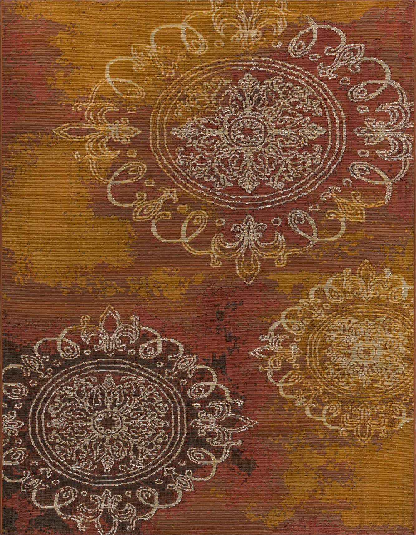 5' 3 x 8' Easy-Clean Modern Indoor / Outdoor Rug