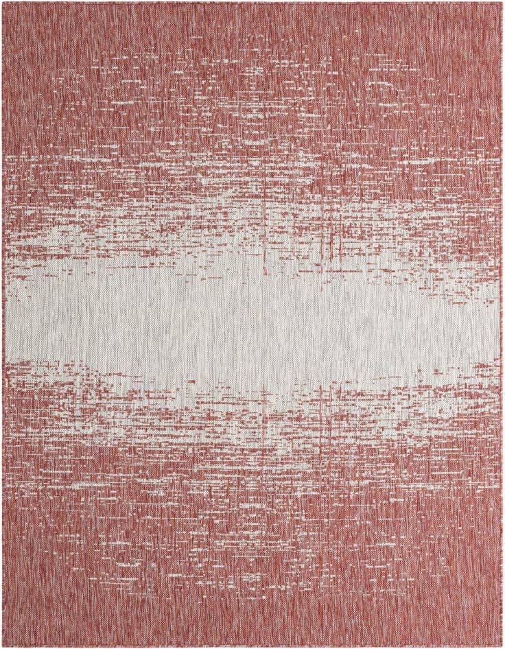 Detail image of 5' 3 x 8' Easy-Clean Modern Indoor / Outdoor Rug