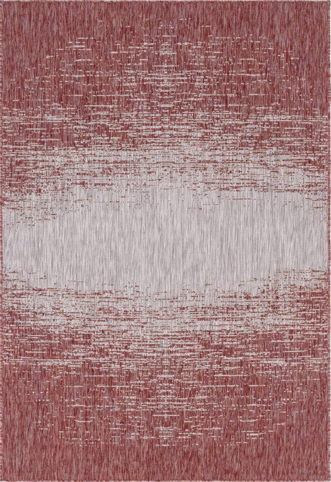 Detail image of 4' x 6' Easy-Clean Modern Indoor / Outdoor Rug