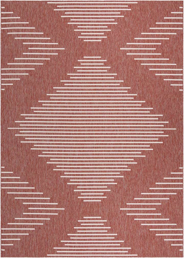 10' x 13' Easy-Clean Modern Indoor / Outdoor Rug