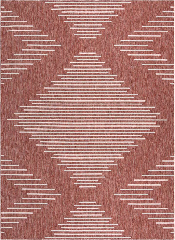 10' x 13' Easy-Clean Modern Indoor / Outdoor Rug