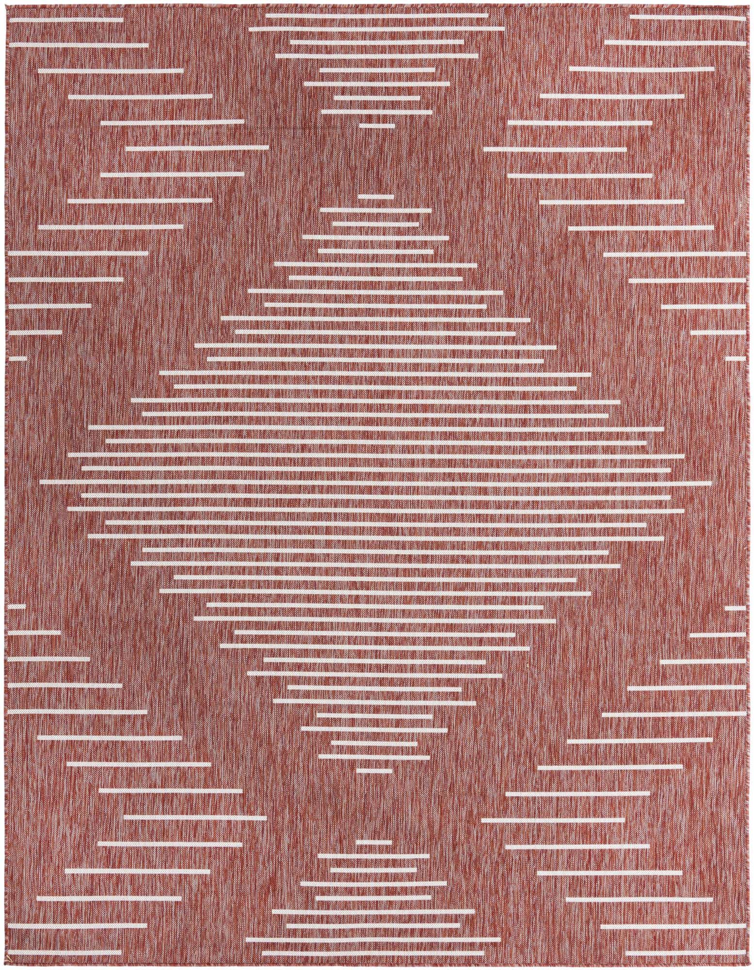 7' 10 x 10' Easy-Clean Modern Indoor / Outdoor Rug