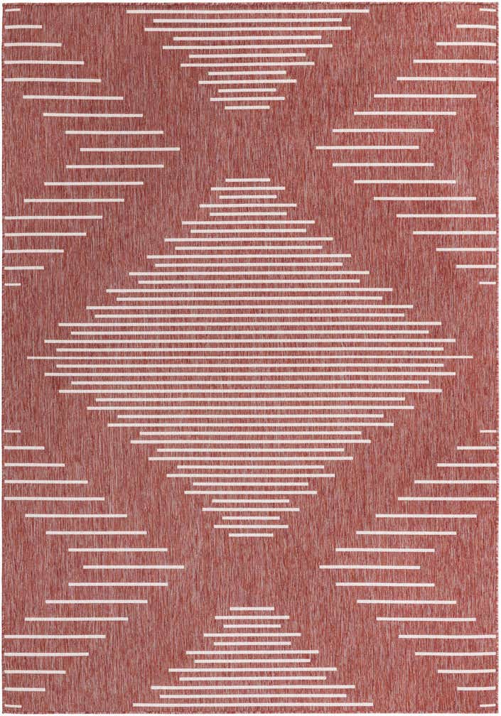 7' x 10' Easy-Clean Modern Indoor / Outdoor Rug