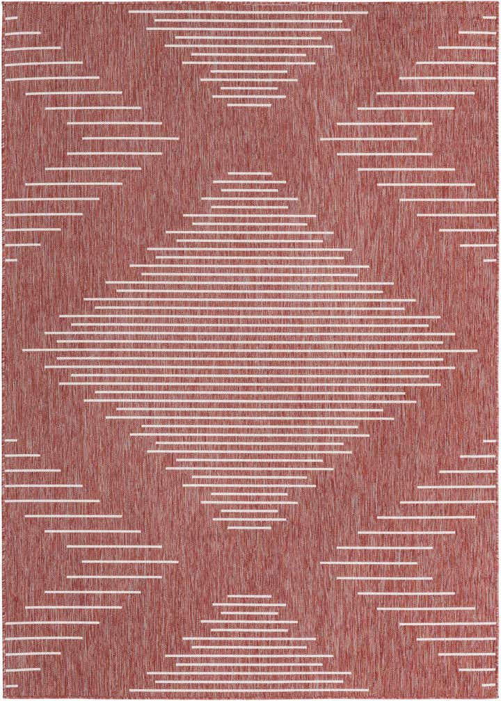 6' x 9' Easy-Clean Modern Indoor / Outdoor Rug