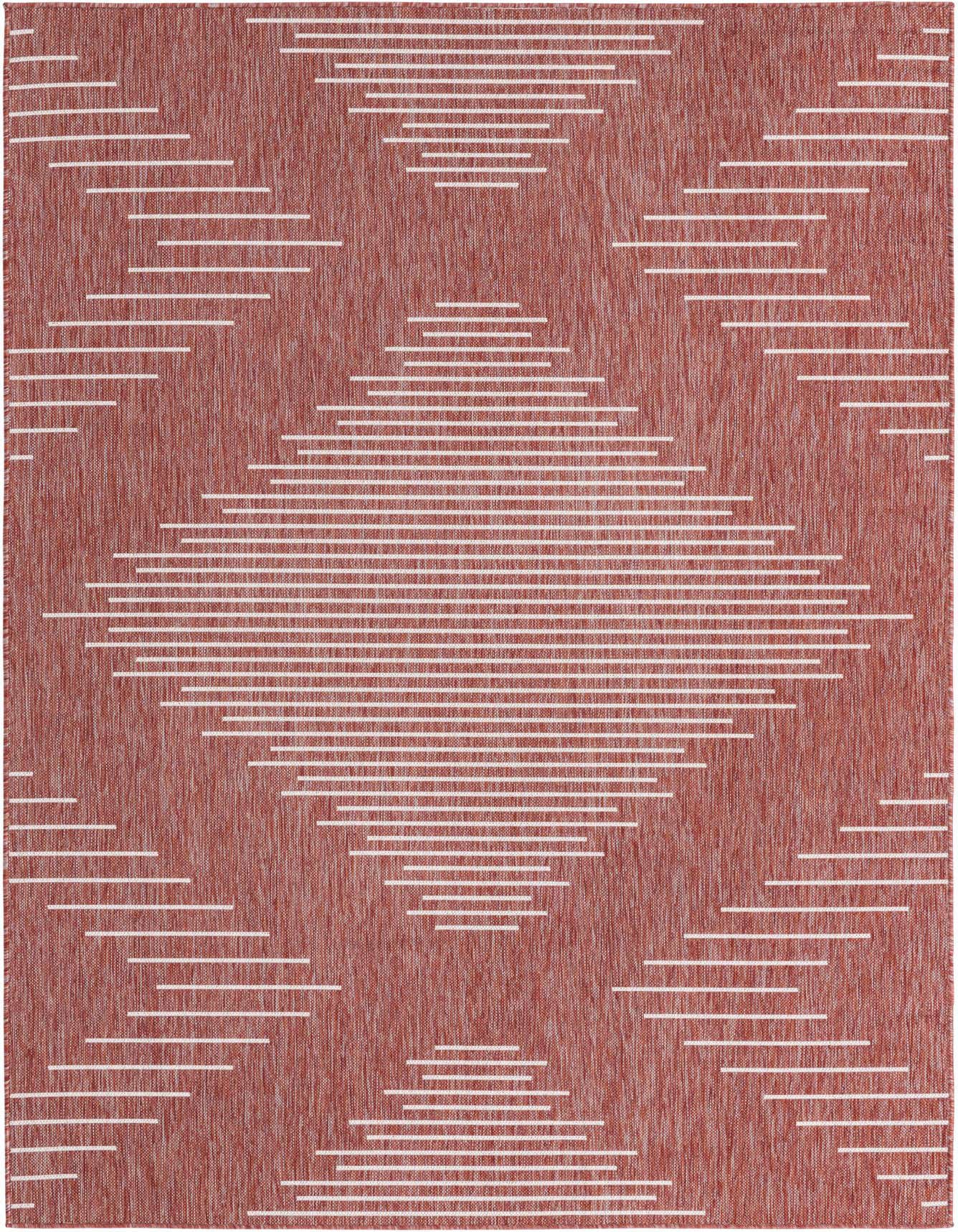 6' x 9' Easy-Clean Modern Indoor / Outdoor Rug