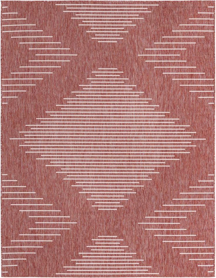 Detail image of 6' x 9' Easy-Clean Modern Indoor / Outdoor Rug
