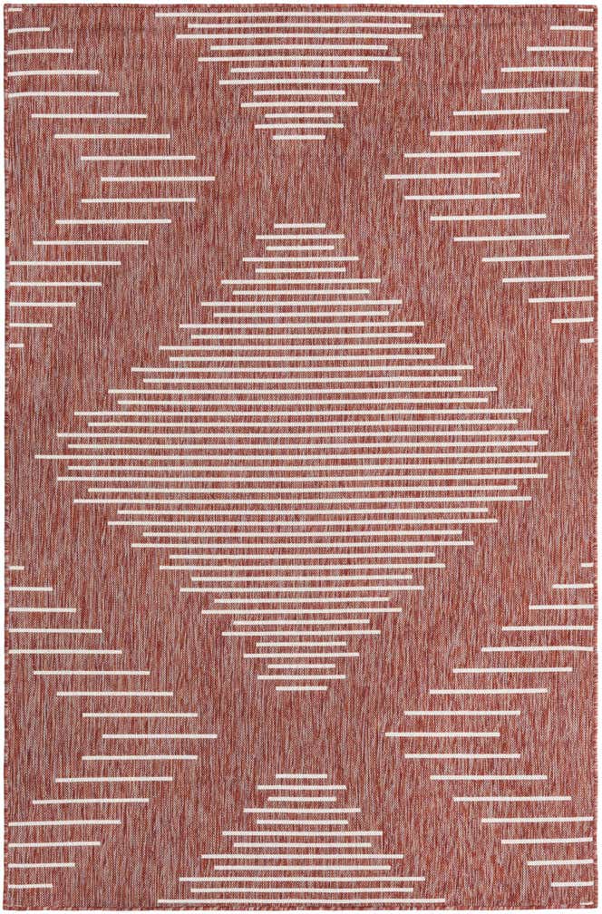 5' 3 x 8' Easy-Clean Modern Indoor / Outdoor Rug