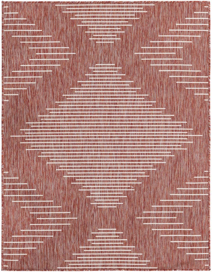 Detail image of 4' x 6' Easy-Clean Modern Indoor / Outdoor Rug