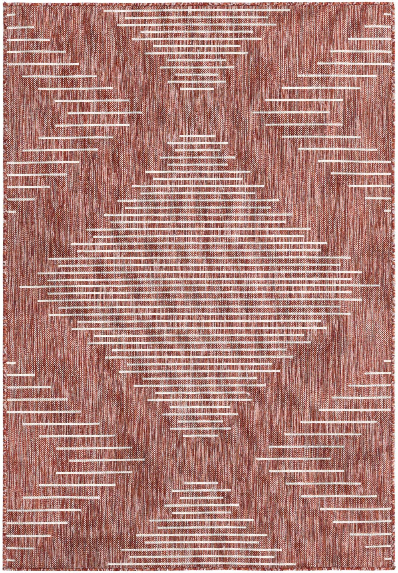4' x 6' Easy-Clean Modern Indoor / Outdoor Rug