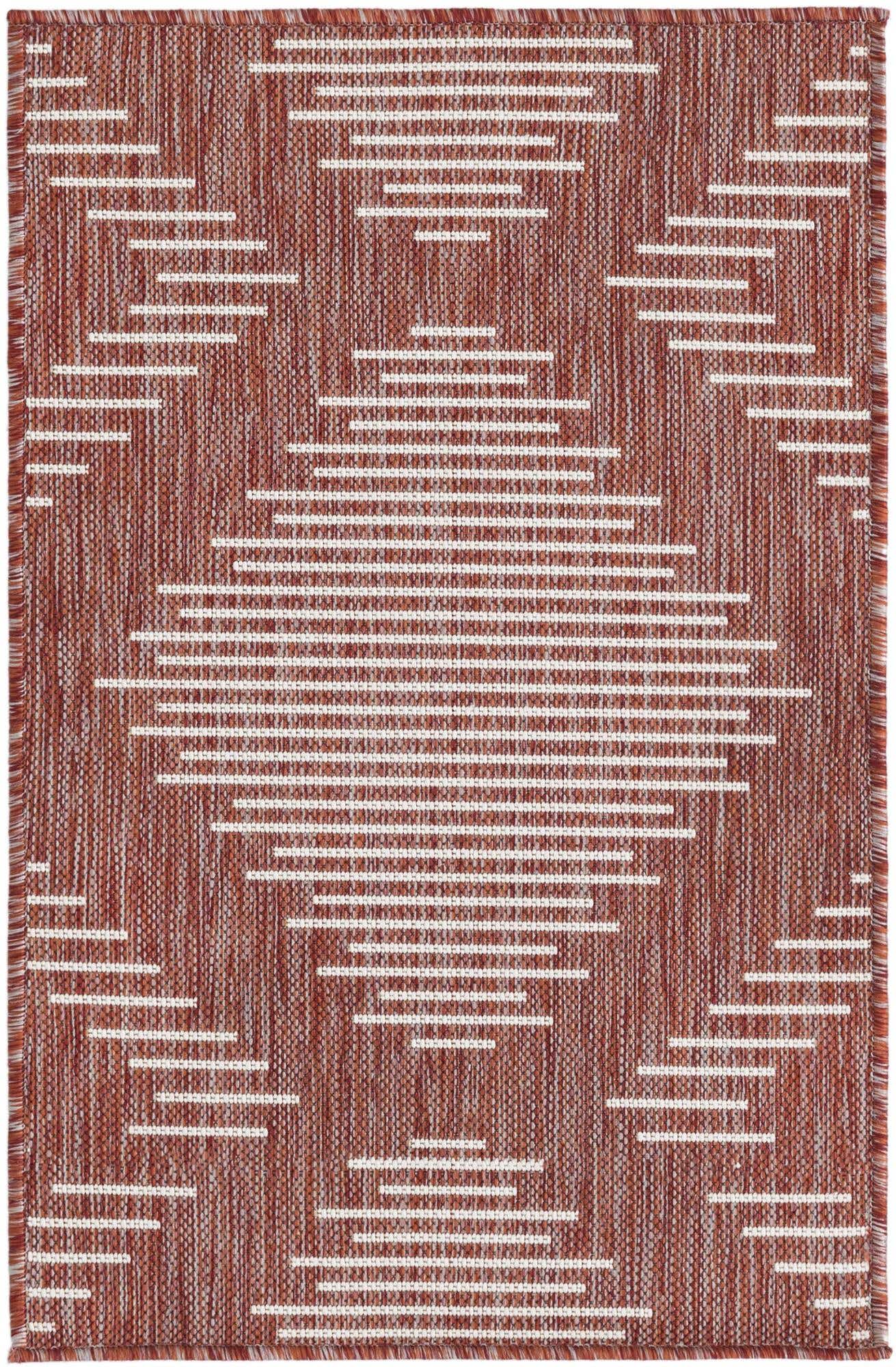 2' x 3' Easy-Clean Modern Indoor / Outdoor Rug