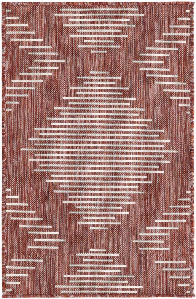 2' x 3' Easy-Clean Modern Indoor / Outdoor Rug