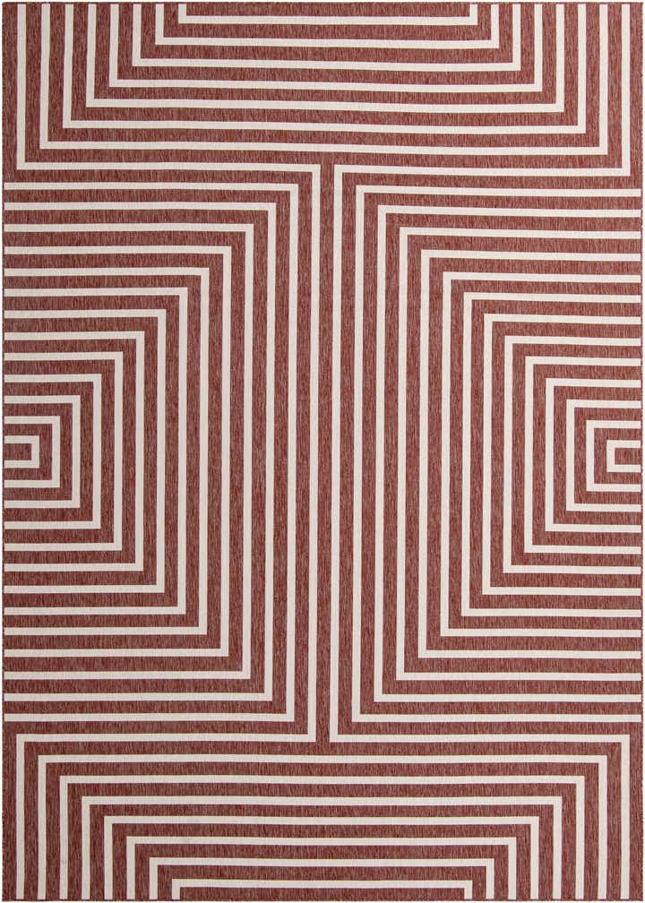 10' x 14' Easy-Clean Modern Indoor / Outdoor Rug