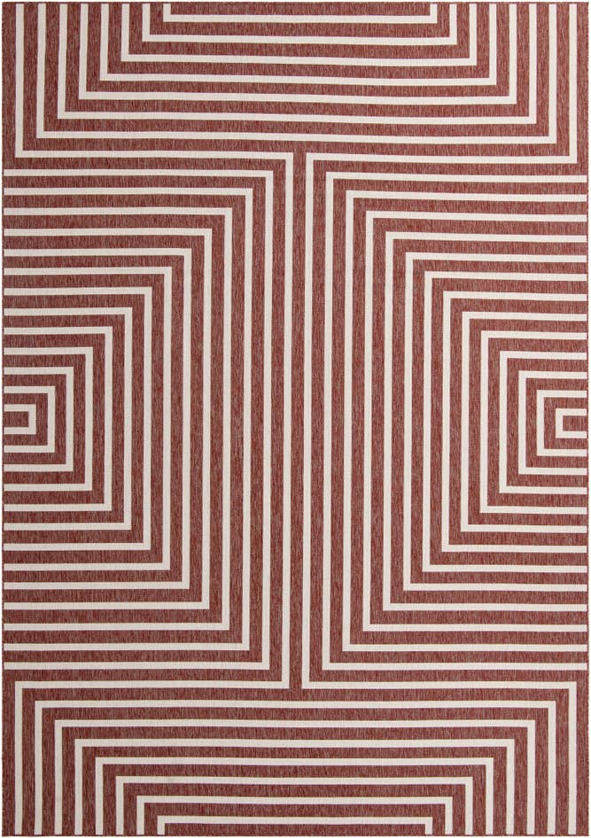 Detail image of 10' x 14' Easy-Clean Modern Indoor / Outdoor Rug