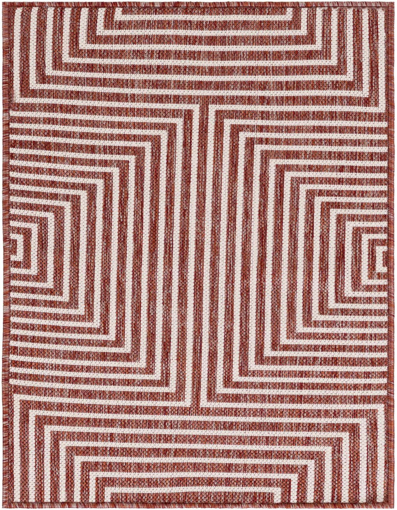 2' x 3' Easy-Clean Modern Indoor / Outdoor Rug