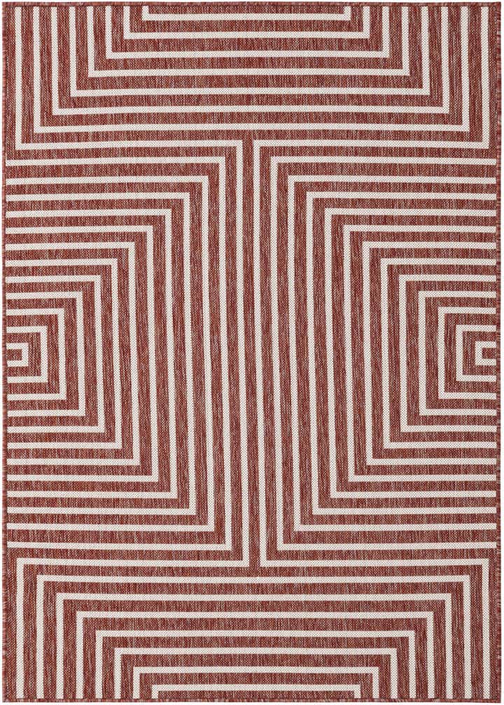 4' x 6' Easy-Clean Modern Indoor / Outdoor Rug