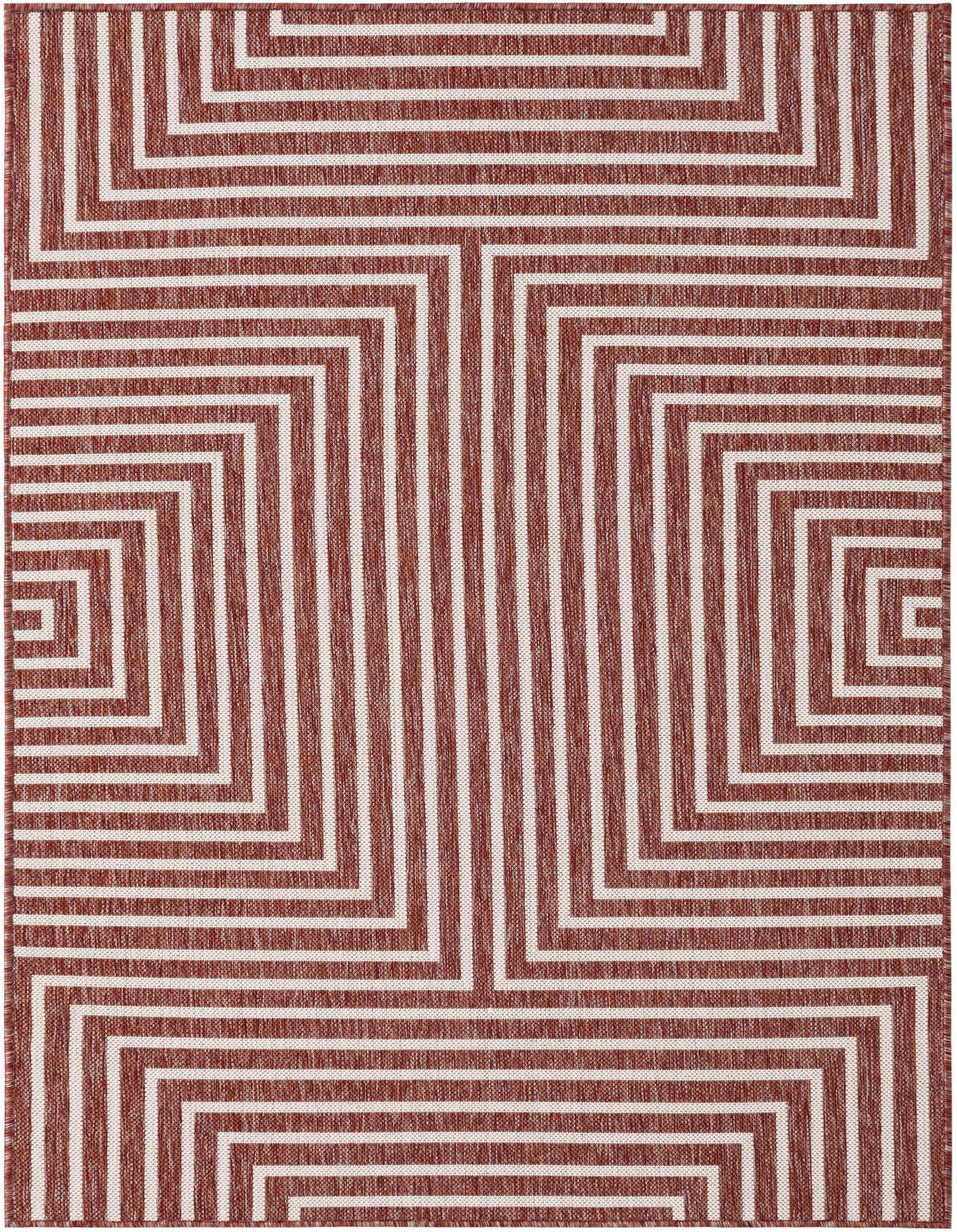 4' x 6' Easy-Clean Modern Indoor / Outdoor Rug