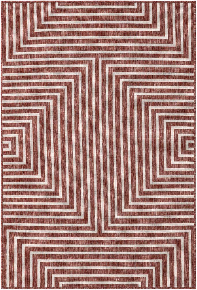 4' x 6' Easy-Clean Modern Indoor / Outdoor Rug