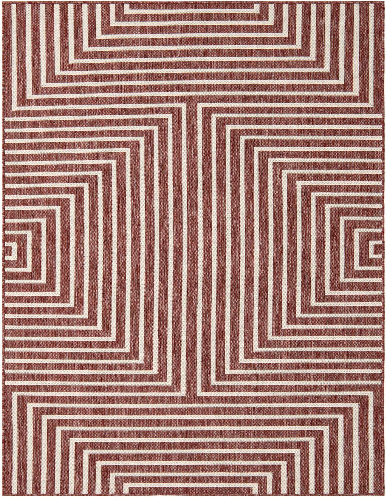 5' 3 x 8' Easy-Clean Modern Indoor / Outdoor Rug