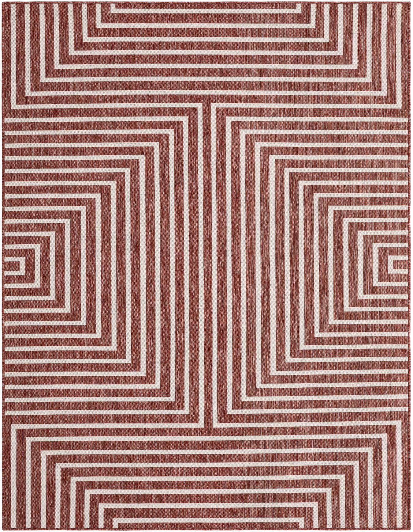 6' x 9' Easy-Clean Modern Indoor / Outdoor Rug