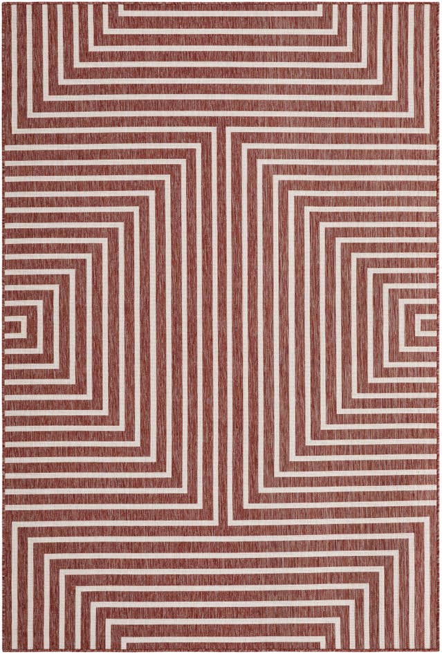 Detail image of 6' x 9' Easy-Clean Modern Indoor / Outdoor Rug