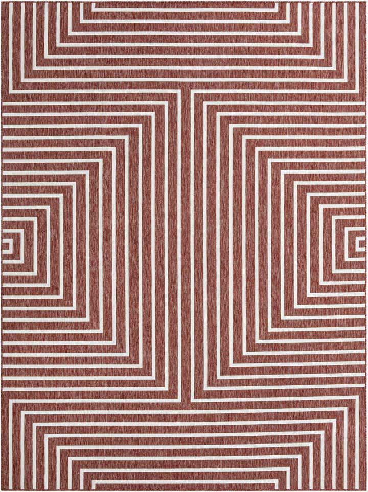 9' x 12' Easy-Clean Modern Indoor / Outdoor Rug