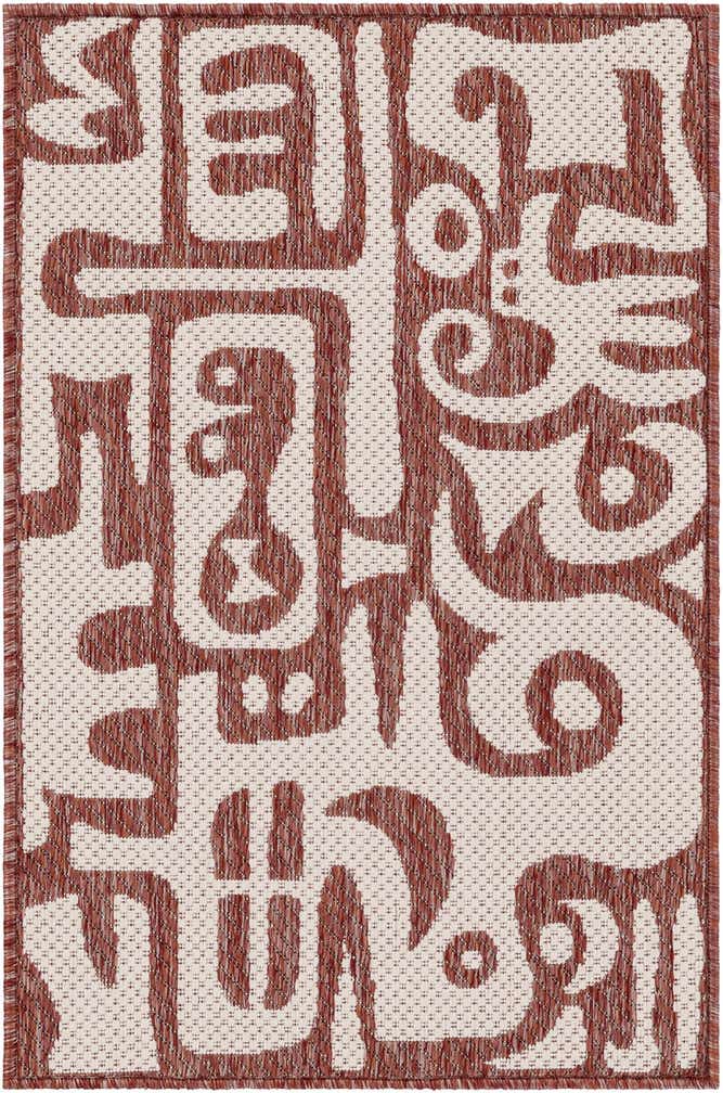 2' x 3' Easy-Clean Modern Indoor / Outdoor Rug