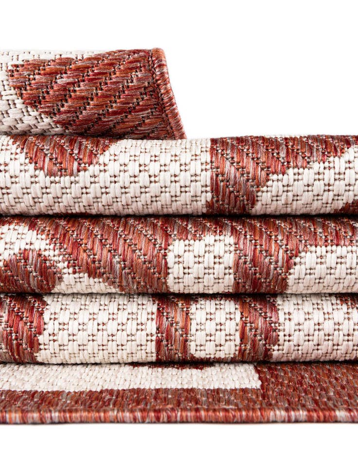 Detail image of 2' x 3' Easy-Clean Modern Indoor / Outdoor Rug