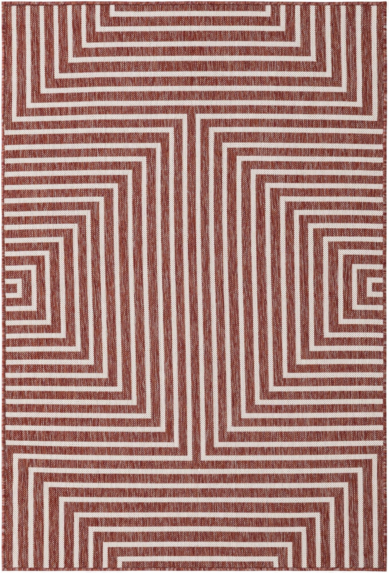 4' x 6'  Washable Modern Indoor / Outdoor Rug