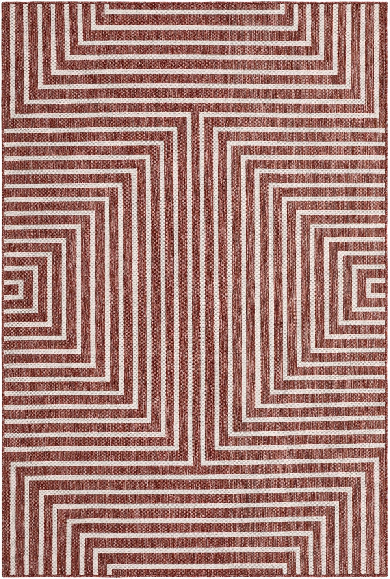 6' x 9'  Washable Modern Indoor / Outdoor Rug