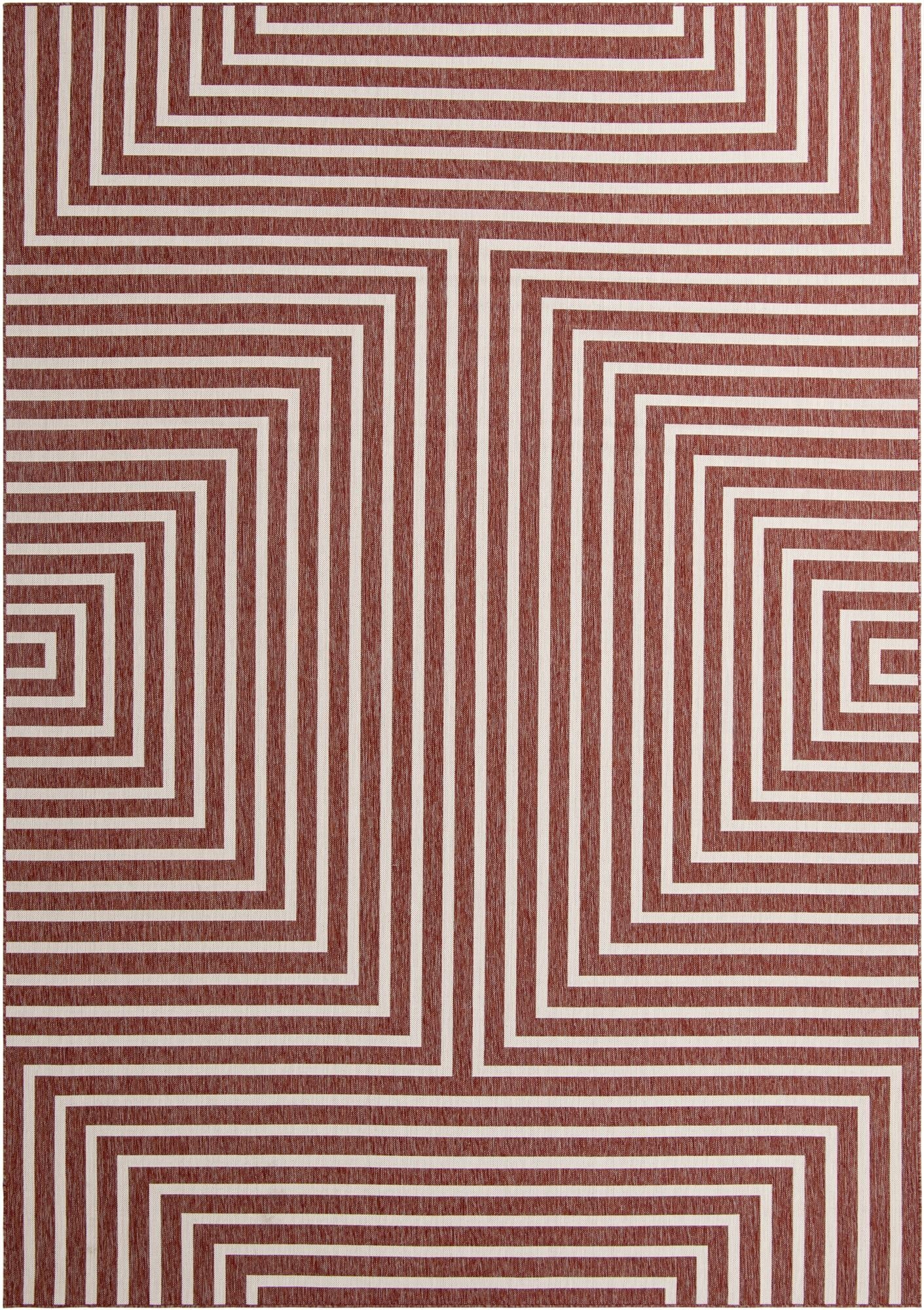 10' x 14'  Washable Modern Indoor / Outdoor Rug