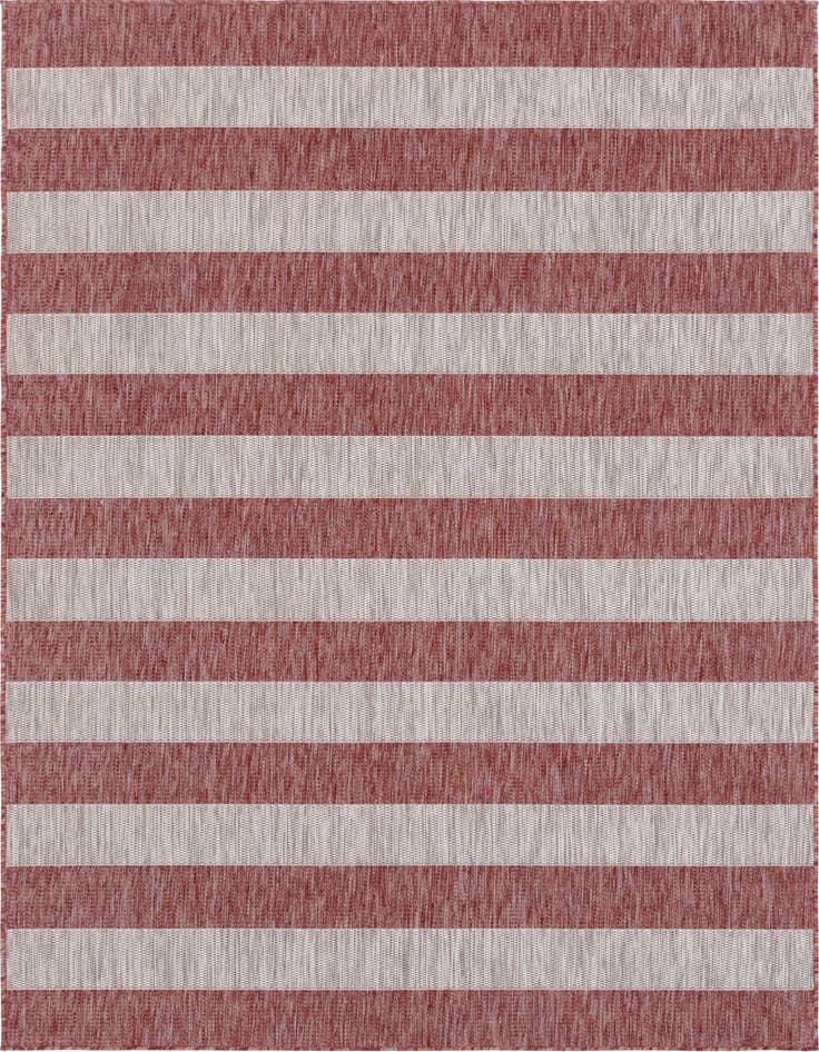 Detail image of 9' x 12' Easy-Clean Ribbon Indoor / Outdoor Rug
